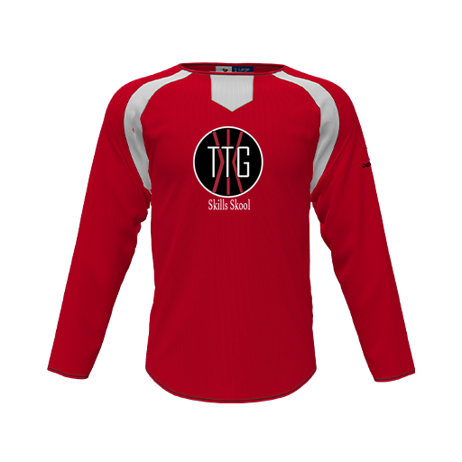 [CUS-DFW-PULL-FLC-CNK-LSL-RED-YS-LOGO2] Pullover (Youth S, Red, Logo 2)