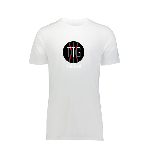 [FTSCUBWH-YS-LOGO2] Decker Youth Tri-Blend T-Shirt - Short Sleeve (Youth S, White, Logo 2)