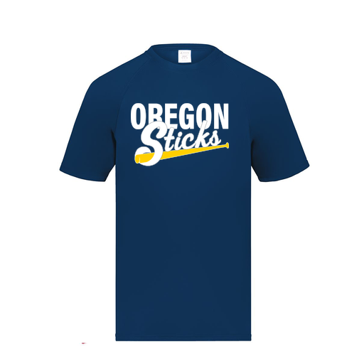 [2791.065.S-LOGO3] Youth Smooth Sport T-Shirt (Youth S, Navy, Logo 3)