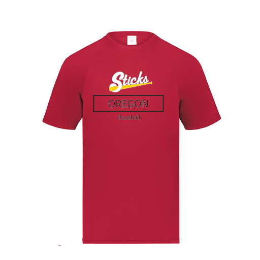 [2791.083.S-LOGO1] Youth Smooth Sport T-Shirt (Youth S, Red, Logo 1)