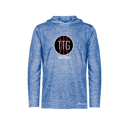 [FOLHCGRY-YS-LOGO2] Decker Youth Charge Hoodie (Youth S, Royal, Logo 2)