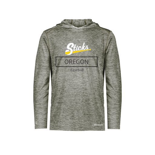 [FOLHCGGY-YS-LOGO1] Decker Youth Charge Hoodie (Youth S, Gray, Logo 1)