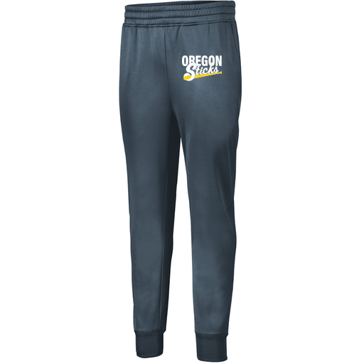 [5566.059.XS-LOGO3] Men's PERFORMANCE FLEECE JOGGER (Adult XS, Gray, Logo 3)
