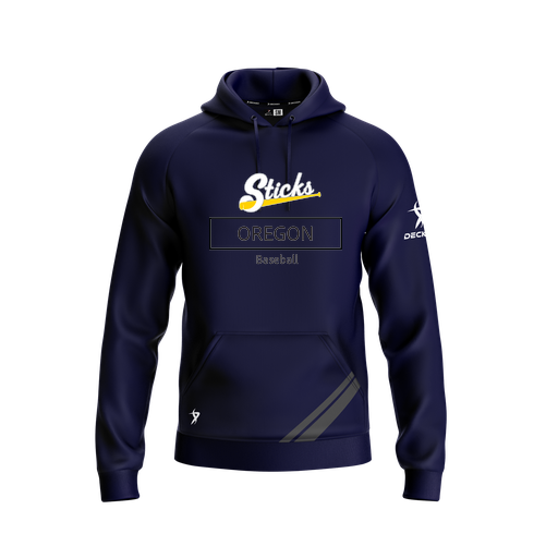 [FOLHSMNV-YXS-LOGO1] Decker Summit Hoodie (Youth XS, Navy, Logo 1)