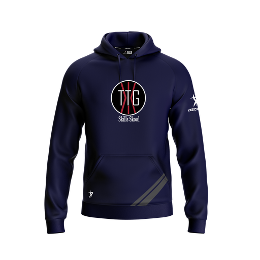 [FOLHSMNV-YXS-LOGO2] Decker Summit Hoodie (Youth XS, Navy, Logo 2)