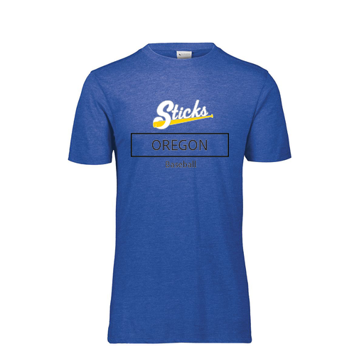 [FTSCUBNV-AS-LOGO1] Decker Men's Tri-Blend T-Shirt - Short Sleeve (Adult S, Navy, Logo 1)