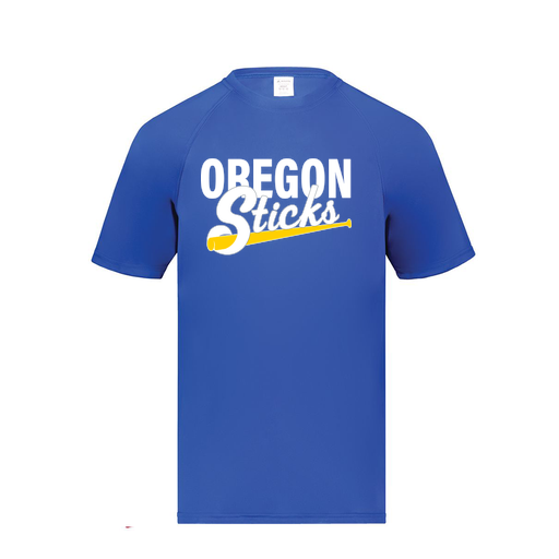 [2791.060.S-LOGO3] Youth Smooth Sport T-Shirt (Youth S, Royal, Logo 3)