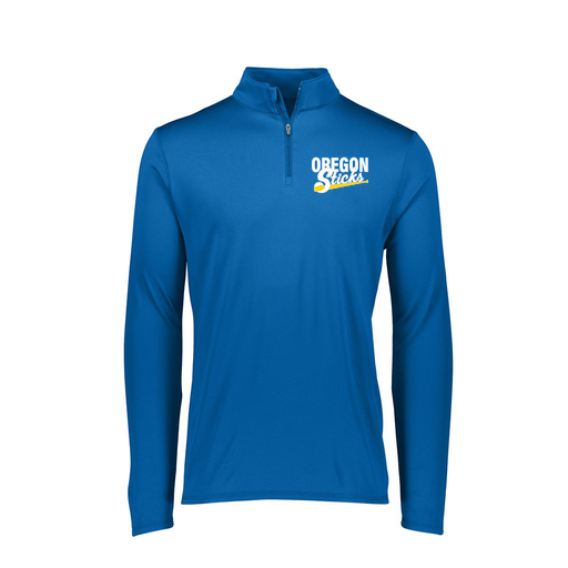 [FTLQFLRY-FAXS-LOGO3] Decker Women's Flex-Lite 1/4 Zip Shirt (Female Adult XS, Royal, Logo 3)