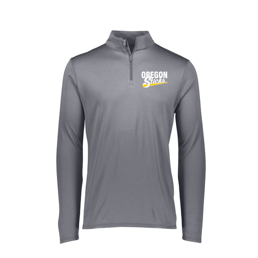 [FTLQFLGY-FAXS-LOGO3] Decker Women's Flex-Lite 1/4 Zip Shirt (Female Adult XS, Gray, Logo 3)