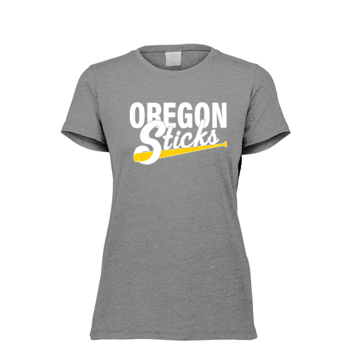 [FTSCUBGY-FAXS-LOGO3] Decker Women's Tri-Blend T-Shirt - Short Sleeve (Female Adult XS, Gray, Logo 3)