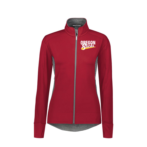 [371263.H72.S-LOGO3] Girls FreeForm Jacket (Female Youth S, Red, Logo 3)