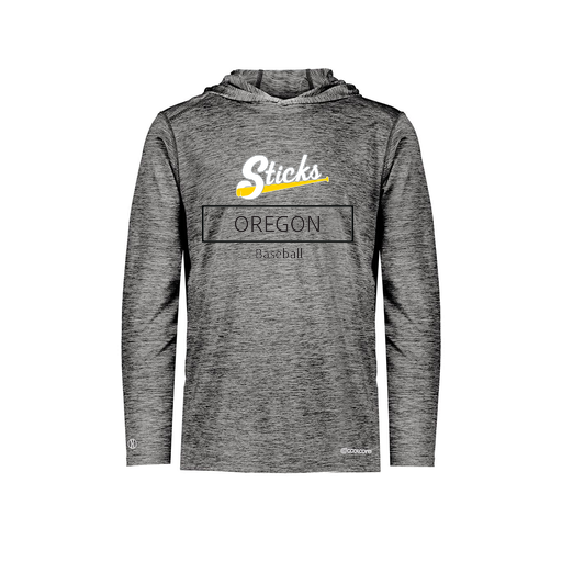 [FOLHCGBK-AS-LOGO1] Decker Men's Charge Hoodie (Adult S, Black, Logo 1)