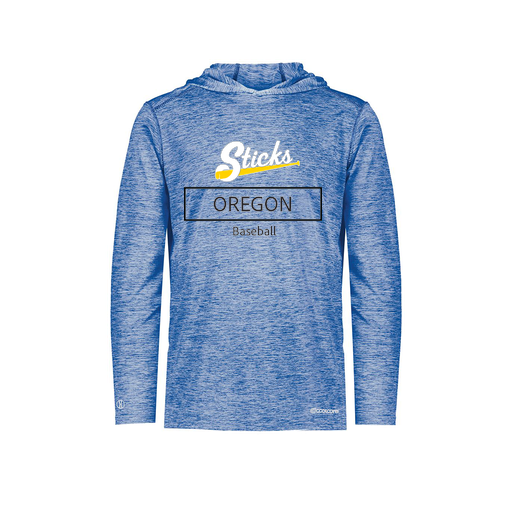 [FOLHCGRY-AS-LOGO1] Decker Men's Charge Hoodie (Adult S, Royal, Logo 1)