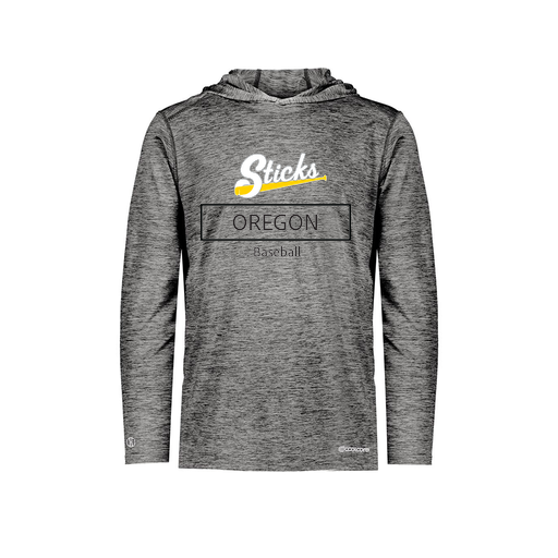 [FOLHCGBK-YS-LOGO1] Decker Youth Charge Hoodie (Youth S, Black, Logo 1)