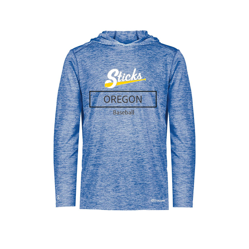 [FOLHCGRY-YS-LOGO1] Decker Youth Charge Hoodie (Youth S, Royal, Logo 1)