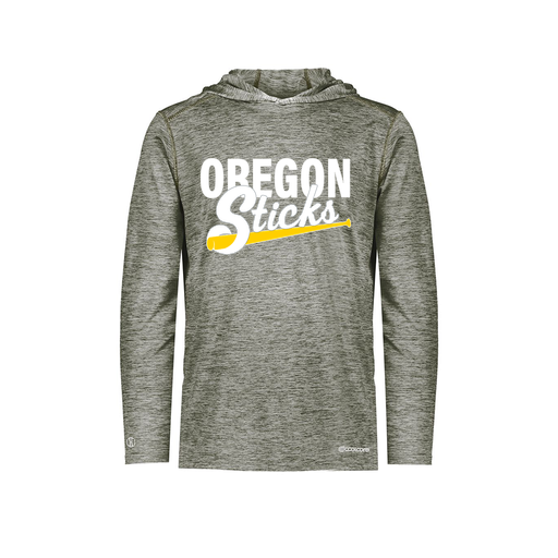 [FOLHCGGY-YS-LOGO3] Decker Youth Charge Hoodie (Youth S, Gray, Logo 3)