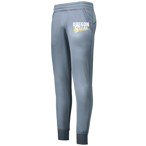 [5568.059.XS-LOGO3] Ladies Performance Jogger (Female Adult XS, Gray, Logo 3)